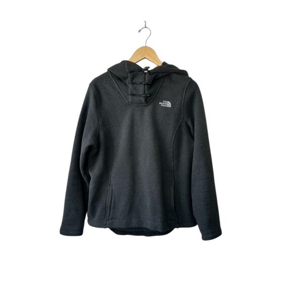 The North Face Dark Gray Crescent Hooded Pullover Women's Size Large - Picture 1 of 6